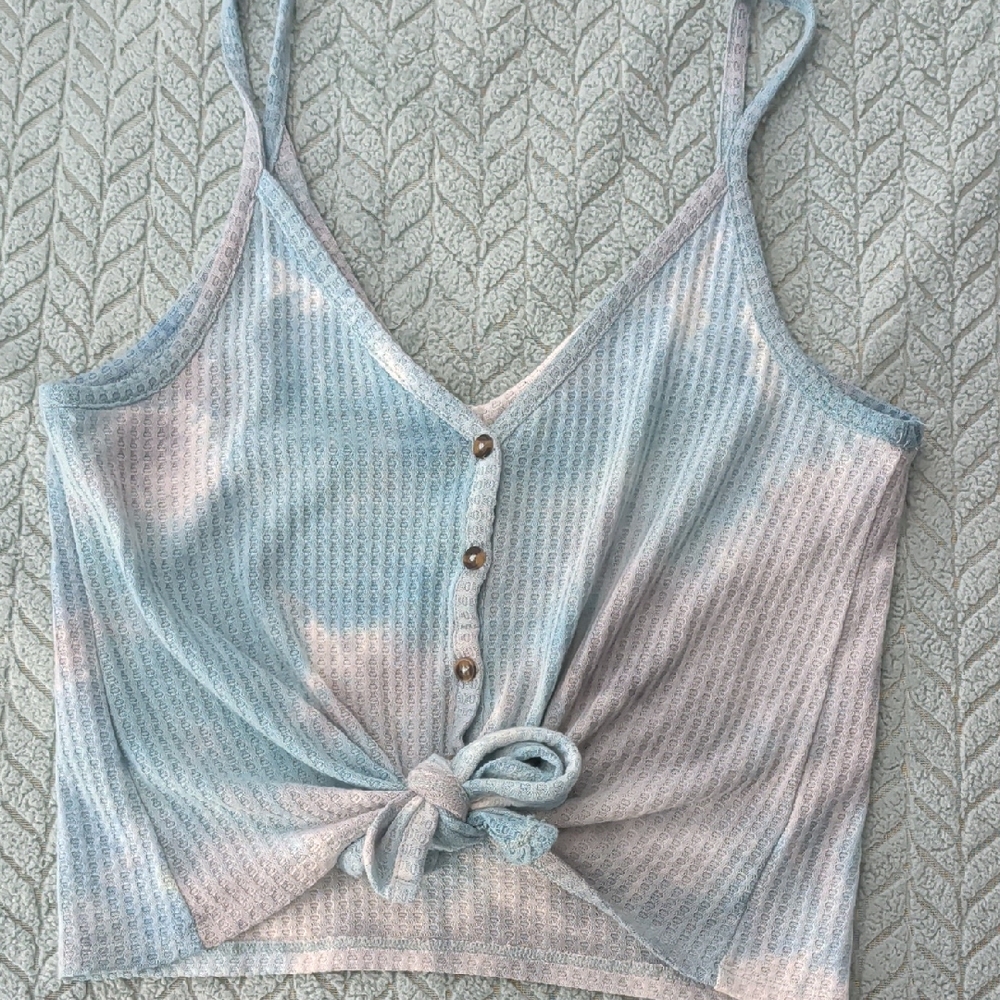 Wild Fable Pastel Blue and Pink Camisole